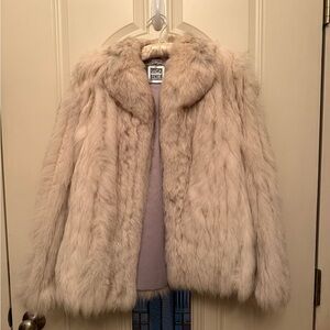 Saga Furs Cream Fur Jacket